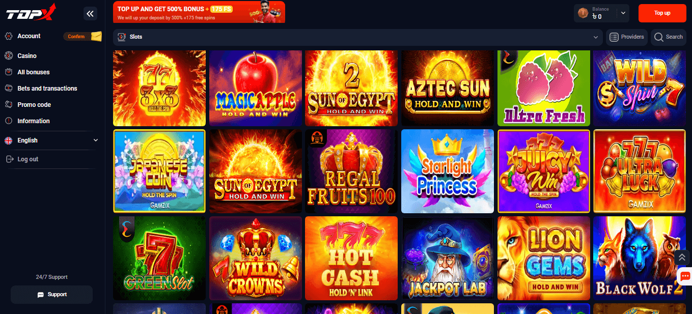 TopX Slots TopX Slots